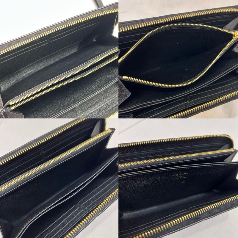 ルイヴィトン LOUIS VUITTON 財布 長財布 モノグラム・アンプラント ジッピーウォレット ノワール 長財布 M61864 - ロゴ、文字 黒 / ブラック / black メンズ USED 古着 中古 50146409