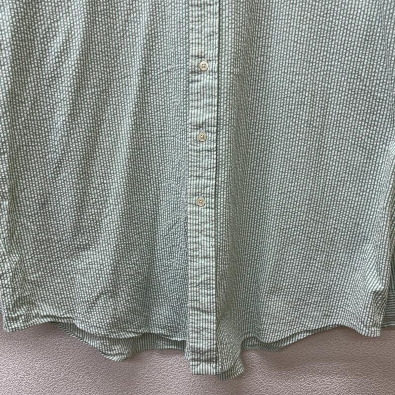 ラルフローレン RALPHLAUREN シャツ、ブラウス 長袖 90s CLASSIC FIT シアサッカー ストライプ ポニー 刺繍 ボタンダウン シャツ XL ストライプ X ロゴ、文字 X 刺繍 メンズ USED 古着 中古 50146441
