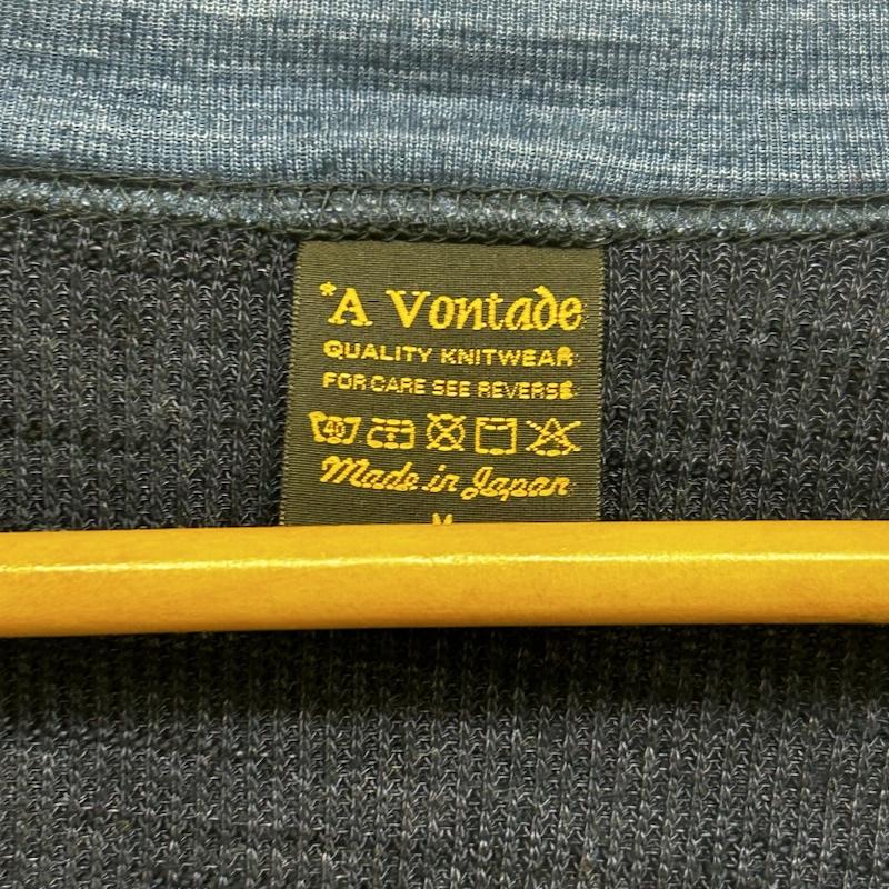 アボンタージ A VONTADE カーディガン 長袖 カーディガン スプリング マルチポケット M 無地 紺 / ネイビー / navy メンズ USED 古着 中古 50146519