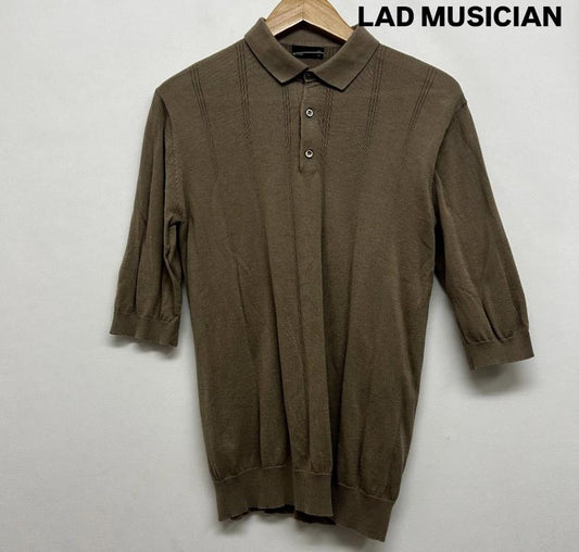ラッドミュージシャン LAD MUSICIAN ニット、セーター 半袖 半袖ニット 無地 44 無地 ベージュ / ベージュ / beige レディース USED 古着 中古 50146524
