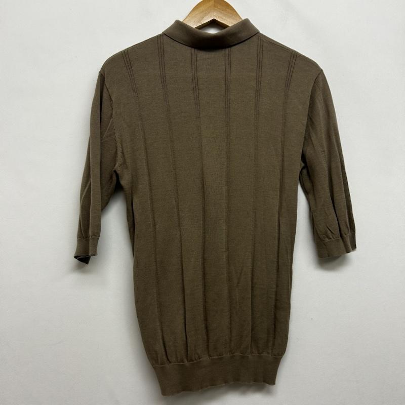 ラッドミュージシャン LAD MUSICIAN ニット、セーター 半袖 半袖ニット 無地 44 無地 ベージュ / ベージュ / beige レディース USED 古着 中古 50146524