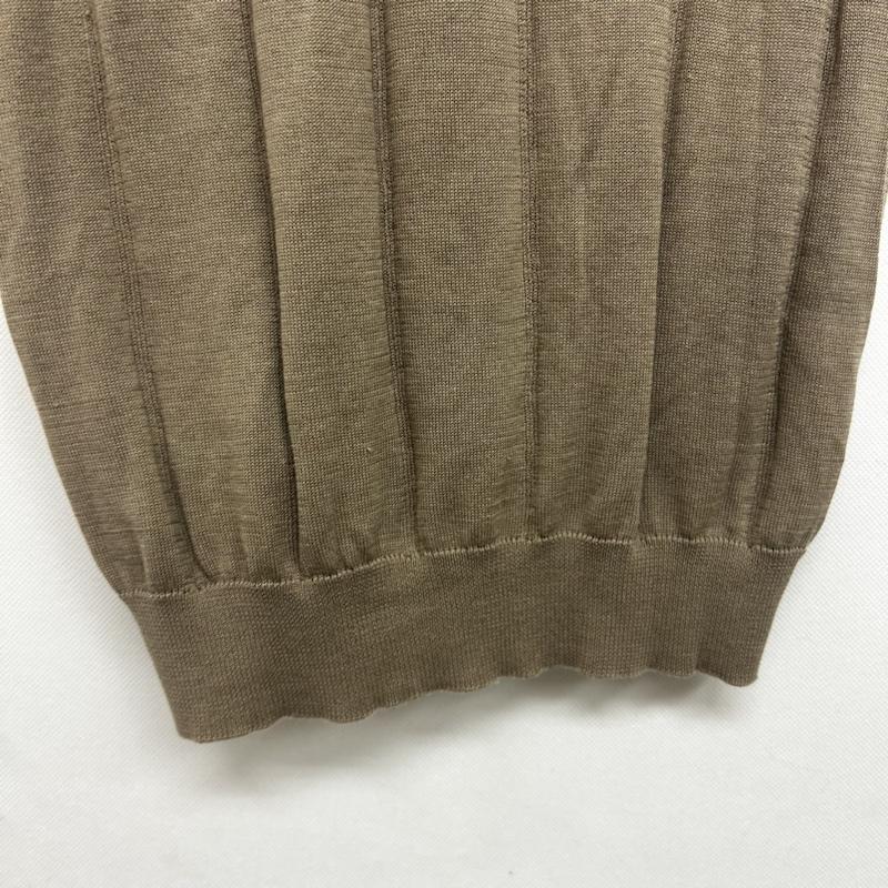 ラッドミュージシャン LAD MUSICIAN ニット、セーター 半袖 半袖ニット 無地 44 無地 ベージュ / ベージュ / beige レディース USED 古着 中古 50146524