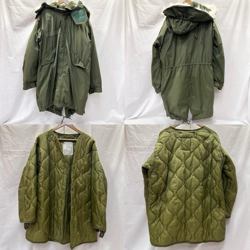ＵＳＥＤ古着 USED/古着 コート コート一般 USARMY M-65 PARKAEXTREMECOLDWEATHER フィッシュテールパーカー 70s SMALLREGULAR DSA100-72-C-1589 S 無地 カーキ / カーキ / khaki メンズ USED 古着 中古 50146540
