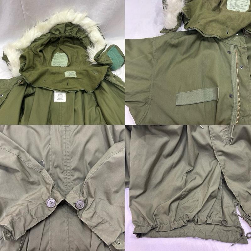 ＵＳＥＤ古着 USED/古着 コート コート一般 USARMY M-65 PARKAEXTREMECOLDWEATHER フィッシュテールパーカー 70s SMALLREGULAR DSA100-72-C-1589 S 無地 カーキ / カーキ / khaki メンズ USED 古着 中古 50146540