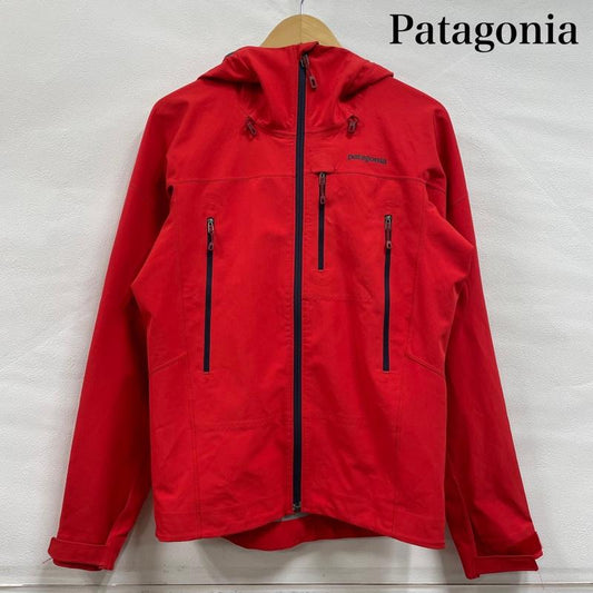 パタゴニア patagonia ジャケット、上着 ジャンパー、ブルゾン ナイフブレード ジャケット ジップアップ ナイロン マウンテン パーカー XS ワンポイント X ロゴ、文字 X プリント 赤 / レッド / red X 紺 / ネイビー / navy メンズ USED 古着 中古 50146572