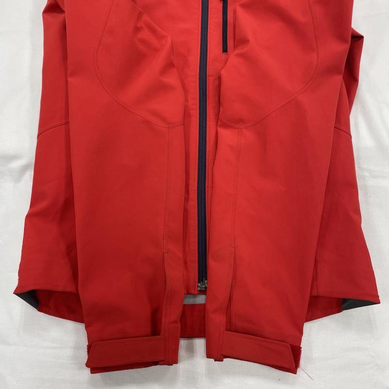 パタゴニア patagonia ジャケット、上着 ジャンパー、ブルゾン ナイフブレード ジャケット ジップアップ ナイロン マウンテン パーカー XS ワンポイント X ロゴ、文字 X プリント 赤 / レッド / red X 紺 / ネイビー / navy メンズ USED 古着 中古 50146572