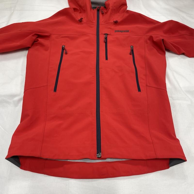 パタゴニア patagonia ジャケット、上着 ジャンパー、ブルゾン ナイフブレード ジャケット ジップアップ ナイロン マウンテン パーカー XS ワンポイント X ロゴ、文字 X プリント 赤 / レッド / red X 紺 / ネイビー / navy メンズ USED 古着 中古 50146572