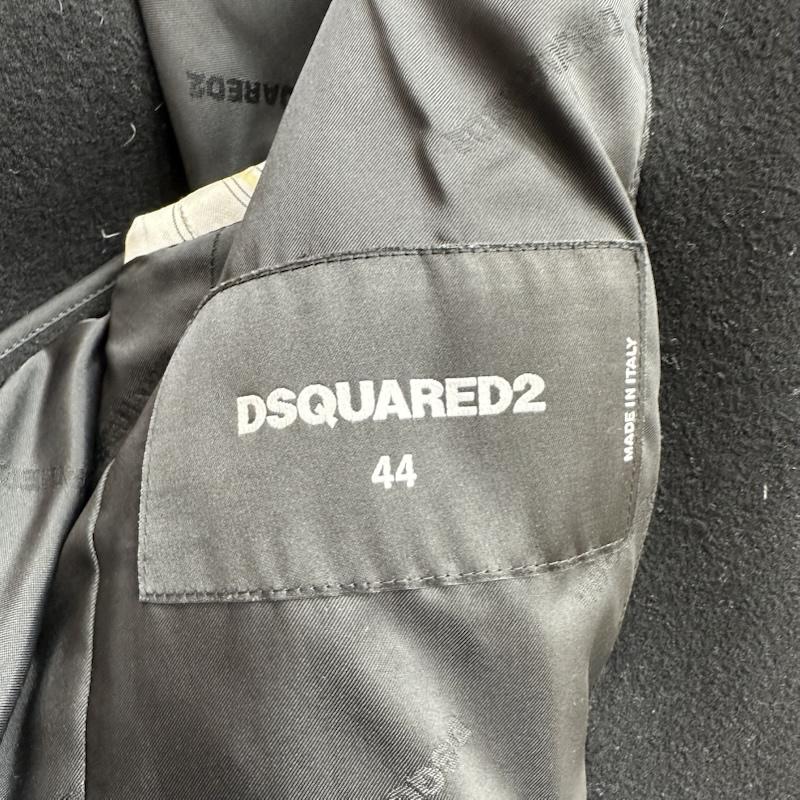 ディースクエアード DSQUARED2 コート コート一般 ウール チェスター コート S74AA0101 44 黒 / ブラック / black メンズ USED 古着 中古 50146611
