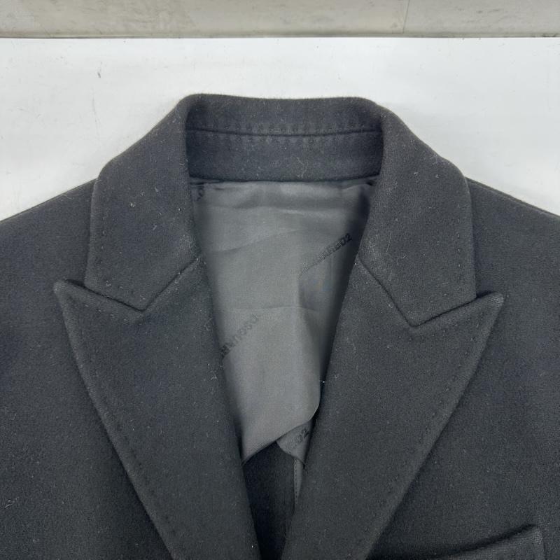 ディースクエアード DSQUARED2 コート コート一般 ウール チェスター コート S74AA0101 44 黒 / ブラック / black メンズ USED 古着 中古 50146611