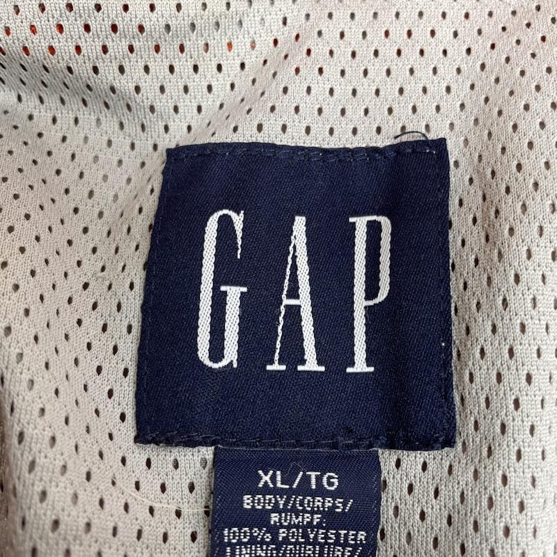 ギャップ GAP ジャケット、上着 ジャンパー、ブルゾン old アノラックパーカー ナイロン ジャケット ウインドブレーカー XL 無地 橙 / オレンジ / orange メンズ USED 古着 中古 50146645