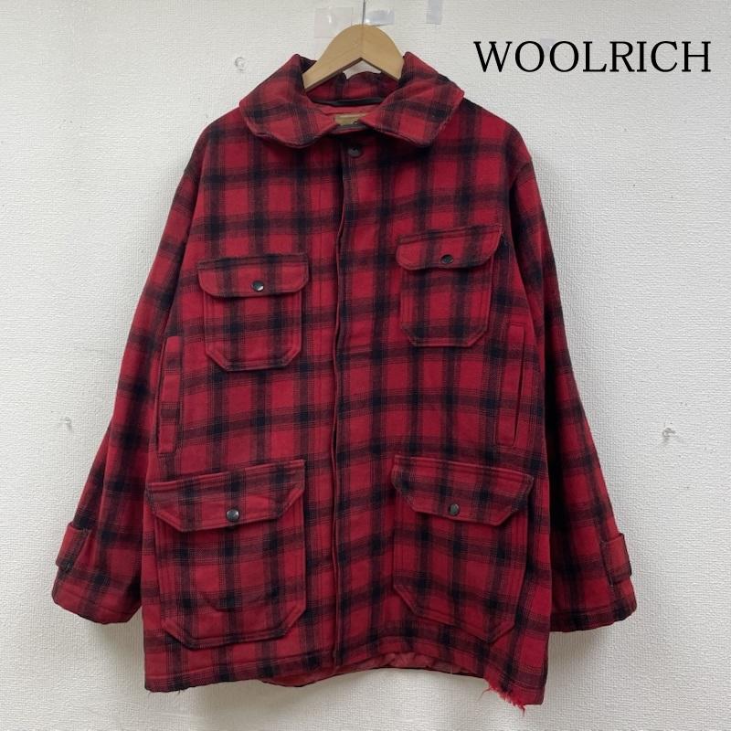 ウールリッチ WOOLRICH ジャケット、上着 ジャケット、ブレザー 70s マッキーノ ジャケット バッファローチェック 42 チェック 黒 / ブラック / black X 赤 / レッド / red メンズ USED 古着 中古 50146654