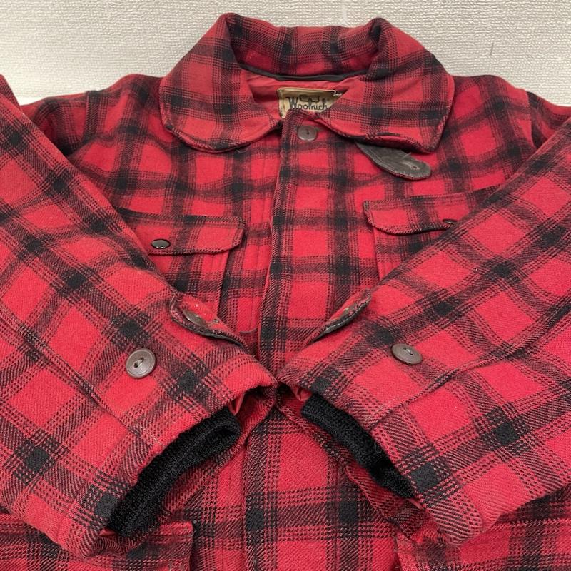 ウールリッチ WOOLRICH ジャケット、上着 ジャケット、ブレザー 70s マッキーノ ジャケット バッファローチェック 42 チェック 黒 / ブラック / black X 赤 / レッド / red メンズ USED 古着 中古 50146654
