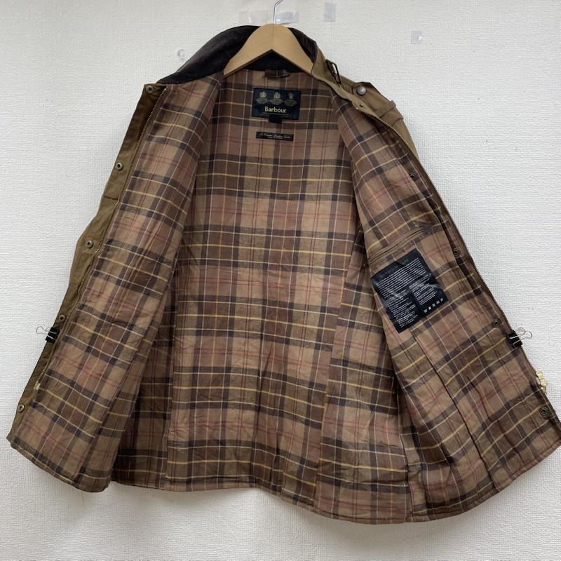 バーブァー Barbour ジャケット、上着 ジャンパー、ブルゾン ワックスド ユーティリティジャケット UK16 ミリタリージャケット オイルド - 無地 茶 / ブラウン / brown レディース USED 古着 中古 50146655