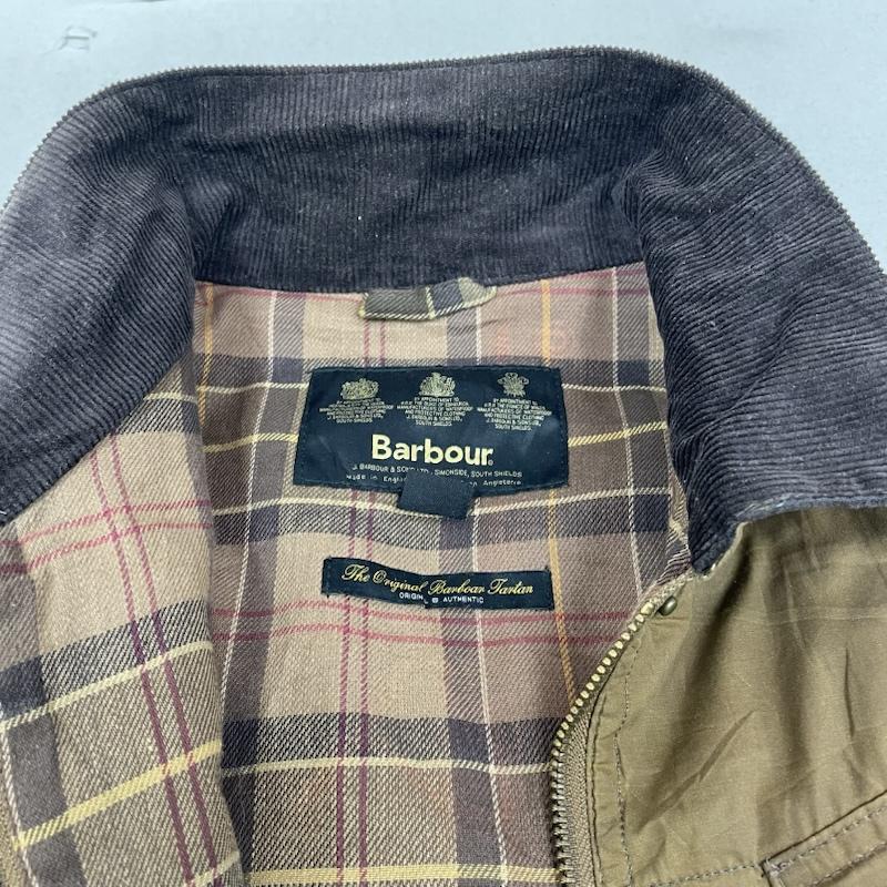 バーブァー Barbour ジャケット、上着 ジャンパー、ブルゾン ワックスド ユーティリティジャケット UK16 ミリタリージャケット オイルド - 無地 茶 / ブラウン / brown レディース USED 古着 中古 50146655