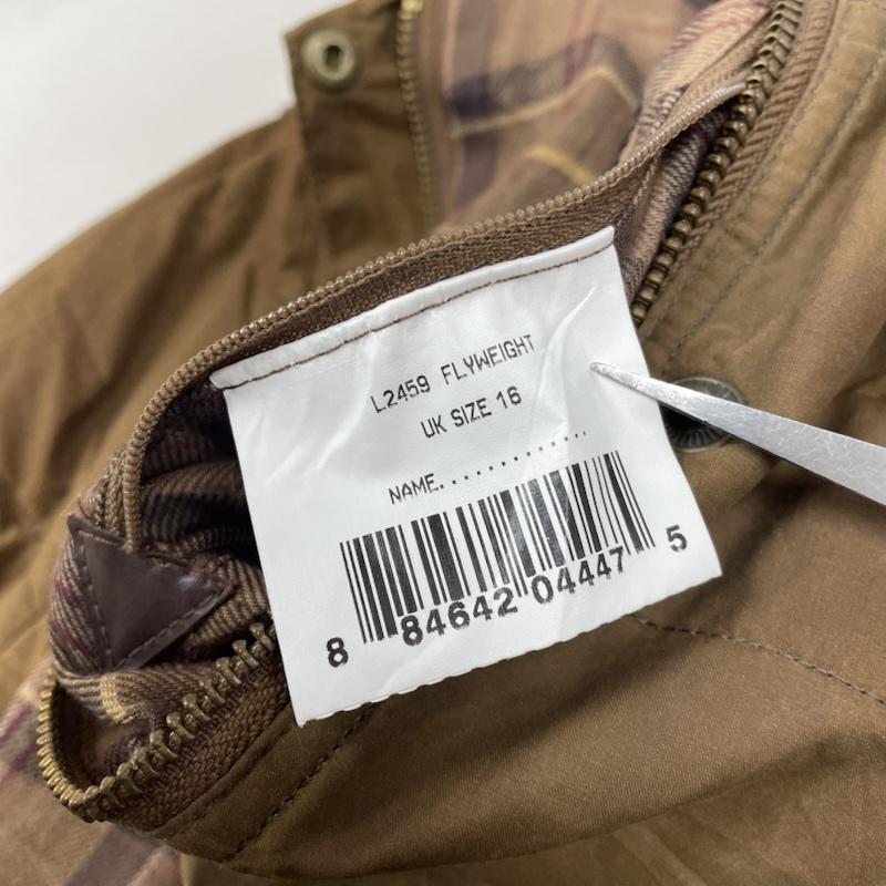 バーブァー Barbour ジャケット、上着 ジャンパー、ブルゾン ワックスド ユーティリティジャケット UK16 ミリタリージャケット オイルド - 無地 茶 / ブラウン / brown レディース USED 古着 中古 50146655