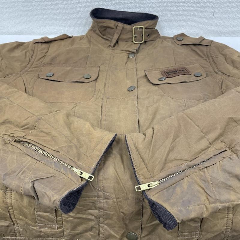 バーブァー Barbour ジャケット、上着 ジャンパー、ブルゾン ワックスド ユーティリティジャケット UK16 ミリタリージャケット オイルド - 無地 茶 / ブラウン / brown レディース USED 古着 中古 50146655
