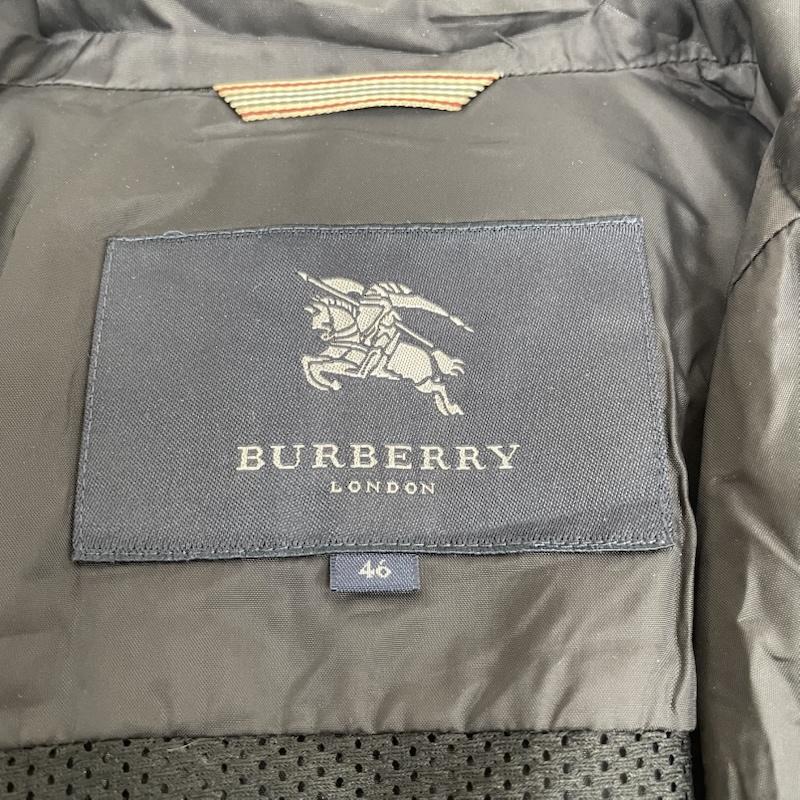バーバリーロンドン Burberry London ジャケット、上着 ジャンパー、ブルゾン フード付き ナイロン ジャケット コート ウインドブレーカー frg27-191-09 46 無地 黒 / ブラック / black レディース USED 古着 中古 50146675