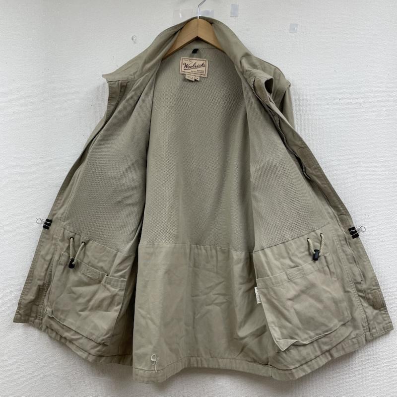 ウールリッチ WOOLRICH ジャケット、上着 ジャンパー、ブルゾン フィッシング ジャケット アウトドア デタッチャブル フルジップアップ 袖ロゴ 刺繍入り M ロゴ、文字 X 刺繍 ベージュ / ベージュ / beige メンズ USED 古着 中古 50146684