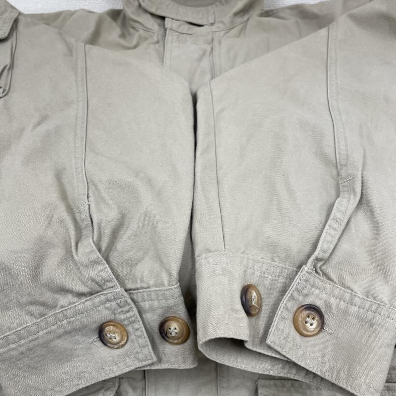 ウールリッチ WOOLRICH ジャケット、上着 ジャンパー、ブルゾン フィッシング ジャケット アウトドア デタッチャブル フルジップアップ 袖ロゴ 刺繍入り M ロゴ、文字 X 刺繍 ベージュ / ベージュ / beige メンズ USED 古着 中古 50146684
