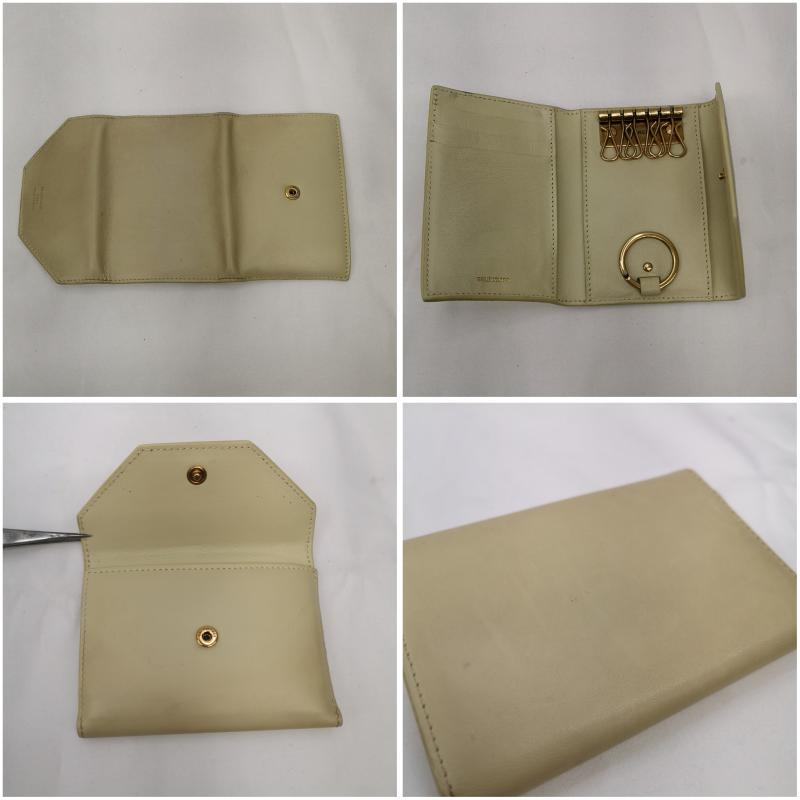 バレンシアガ BALENCIAGA キーケース キーケース 736731 2AAFT 9401 ENVELOPE 6連 レザー キーケース - 黄 / イエロー / yellow レディース USED 古着 中古 50146692