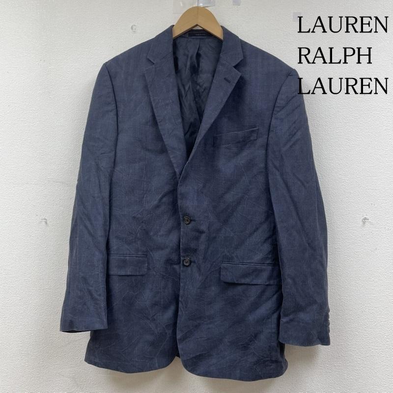 ローレンラルフローレン LAUREN RALPH LAUREN ジャケット、上着 ジャケット、ブレザー テーラード ジャケット スーツ 2B シングル ブレザー 無地 シルク混 絹 40 無地 インディゴ / インディゴ / Indigo メンズ USED 古着 中古 50146701