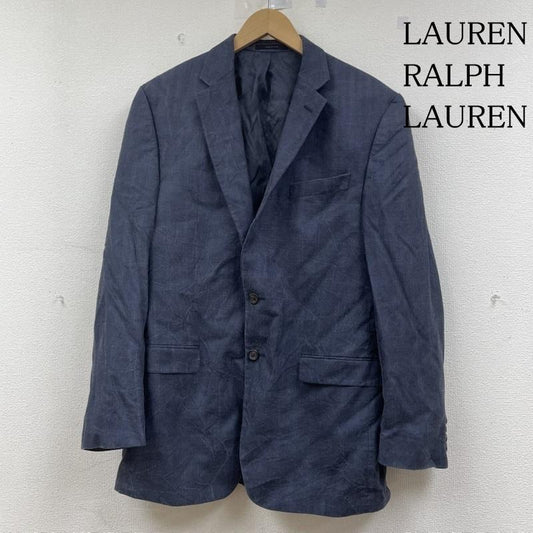 ローレンラルフローレン LAUREN RALPH LAUREN ジャケット、上着 ジャケット、ブレザー テーラード ジャケット スーツ 2B シングル ブレザー 無地 シルク混 絹 40 無地 インディゴ / インディゴ / Indigo メンズ USED 古着 中古 50146701