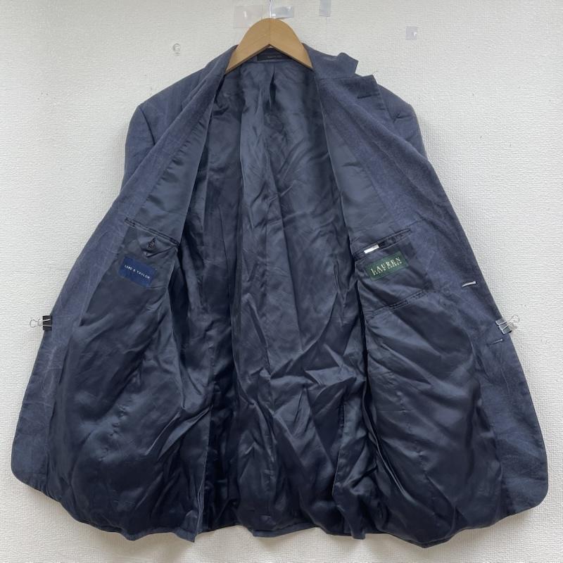 ローレンラルフローレン LAUREN RALPH LAUREN ジャケット、上着 ジャケット、ブレザー テーラード ジャケット スーツ 2B シングル ブレザー 無地 シルク混 絹 40 無地 インディゴ / インディゴ / Indigo メンズ USED 古着 中古 50146701
