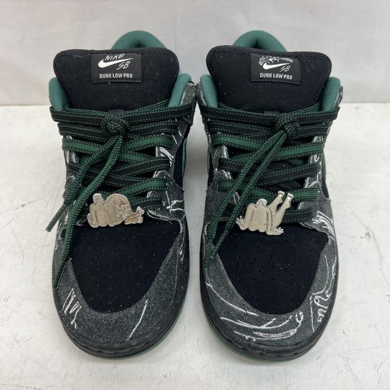 ナイキ NIKE スニーカー スニーカー THERE SKATEBOARDS × SB DUNK LOW QS ゼア HF7743-001 26.5cm 黒 / ブラック / black メンズ USED 古着 中古 50146718