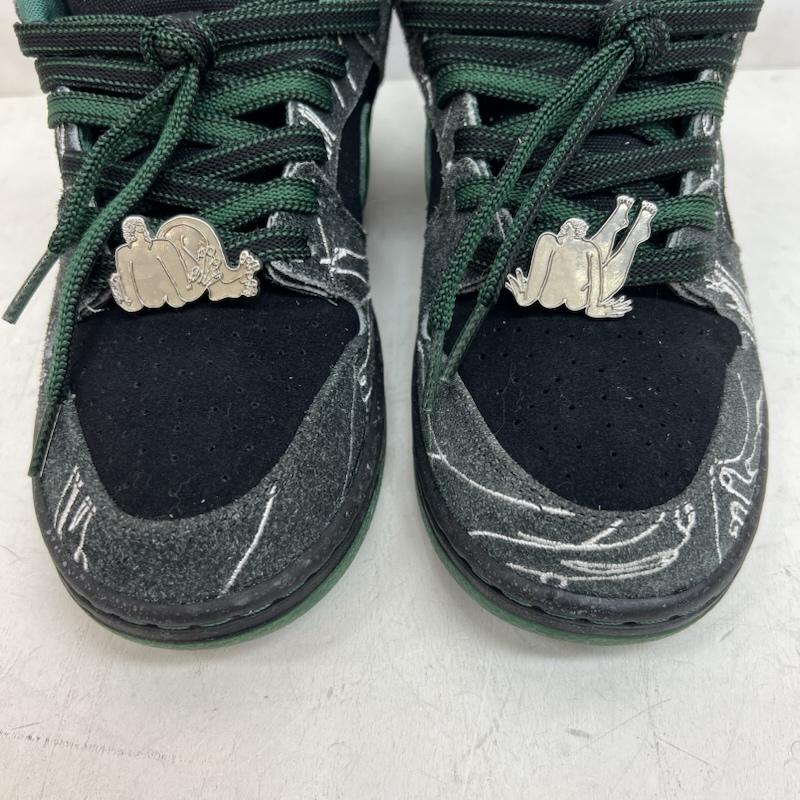 ナイキ NIKE スニーカー スニーカー THERE SKATEBOARDS × SB DUNK LOW QS ゼア HF7743-001 26.5cm 黒 / ブラック / black メンズ USED 古着 中古 50146718
