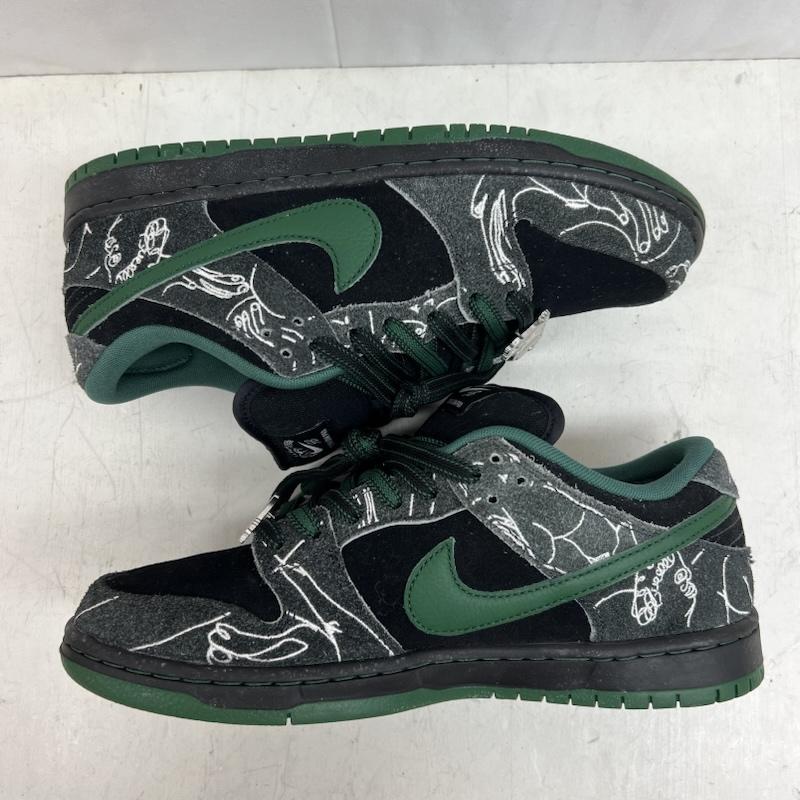ナイキ NIKE スニーカー スニーカー THERE SKATEBOARDS × SB DUNK LOW QS ゼア HF7743-001 26.5cm 黒 / ブラック / black メンズ USED 古着 中古 50146718