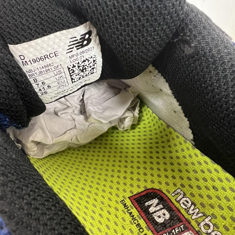 ニューバランス New Balance スニーカー スニーカー 1906R M1906RCE 26.0cm 青 / ブルー / blue X 銀 / シルバー / silver color メンズ USED 古着 中古 50146722