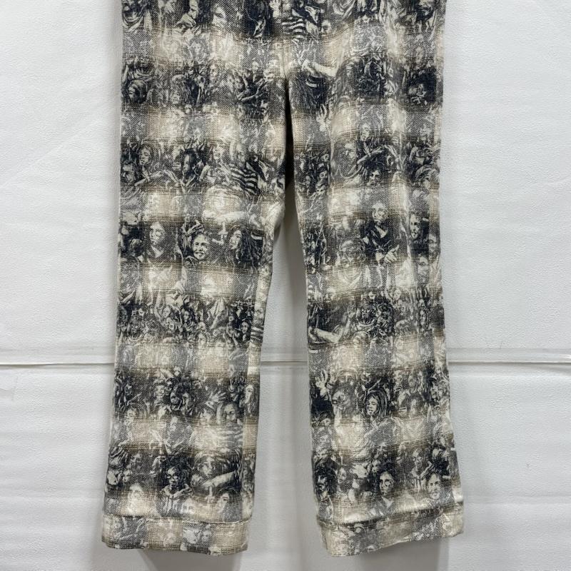 古着 USED パンツ ワークパンツ、ペインターパンツ NICENESS ナイスネス 24AW WOLMAN パジャマ パンツ チェック グラフィック ツイード ヴィンテージ加工 M 総柄 ナチュラル / ナチュラル / X ベージュ / ベージュ / beige X 紺 / ネイビー / navy メンズ USED 古着 中古 50146736
