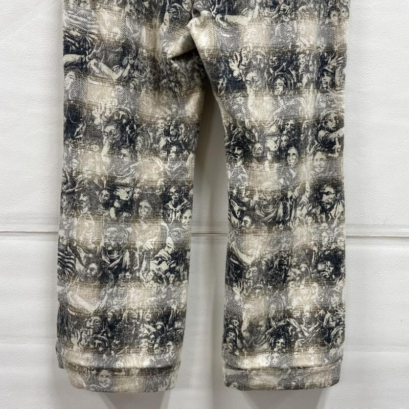 古着 USED パンツ ワークパンツ、ペインターパンツ NICENESS ナイスネス 24AW WOLMAN パジャマ パンツ チェック グラフィック ツイード ヴィンテージ加工 M 総柄 ナチュラル / ナチュラル / X ベージュ / ベージュ / beige X 紺 / ネイビー / navy メンズ USED 古着 中古 50146736