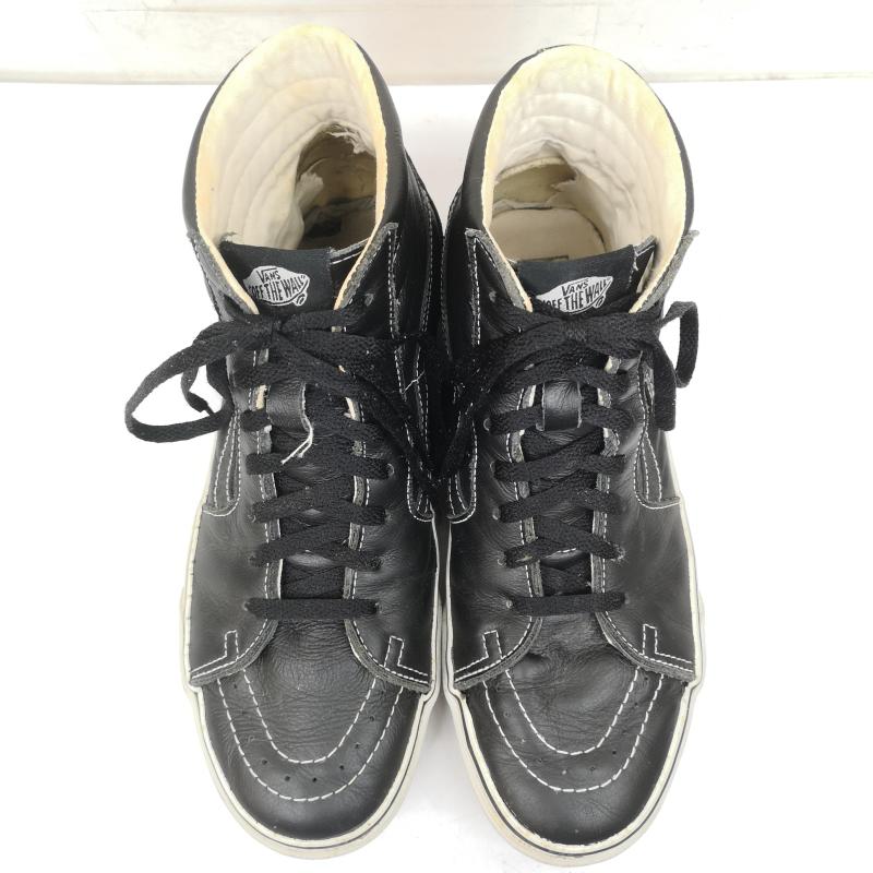 バンズ VANS スニーカー スニーカー SK8-HI スケートハイ オール レザー スニーカー 27.0cm 黒 / ブラック / black メンズ USED 古着 中古 50146740