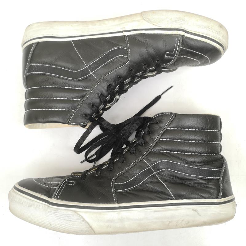 バンズ VANS スニーカー スニーカー SK8-HI スケートハイ オール レザー スニーカー 27.0cm 黒 / ブラック / black メンズ USED 古着 中古 50146740