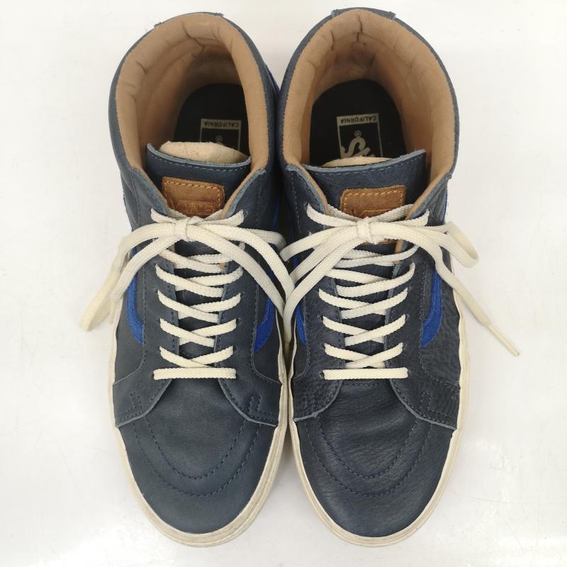 バンズ VANS スニーカー スニーカー レザー ハイカット スニーカー 27.0cm 青 / ブルー / blue メンズ USED 古着 中古 50146748
