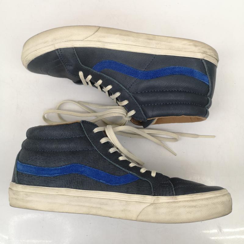 バンズ VANS スニーカー スニーカー レザー ハイカット スニーカー 27.0cm 青 / ブルー / blue メンズ USED 古着 中古 50146748