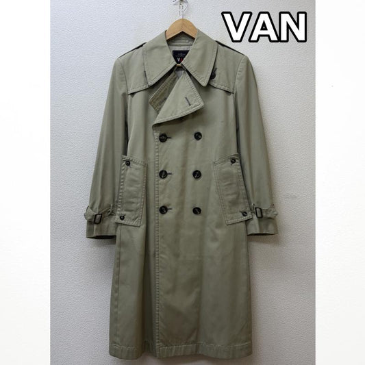 バン VAN コート トレンチコート C-TK-1309 旧タグ ベルト付 トレンチコート ロング丈 - メンズ USED 古着 中古 50146751