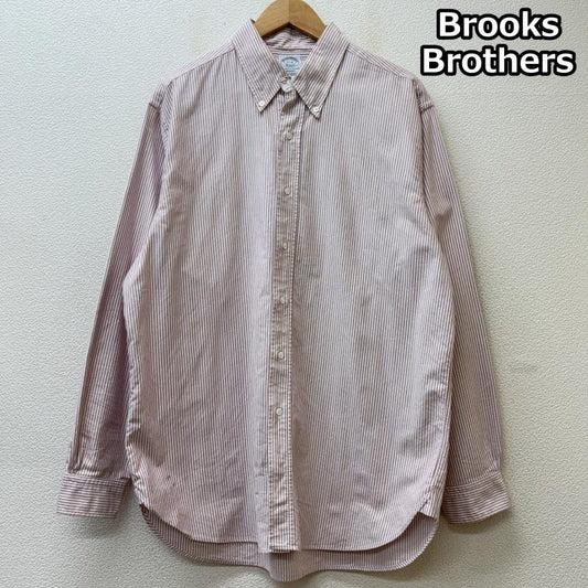 ブルックス ブラザーズ BROOKS BROTHERS シャツ、ブラウス 長袖 USA製 ロンドンストライプ スーピマコットン オックスフォード ボタンダウン シャツ - メンズ USED 古着 中古 50146756