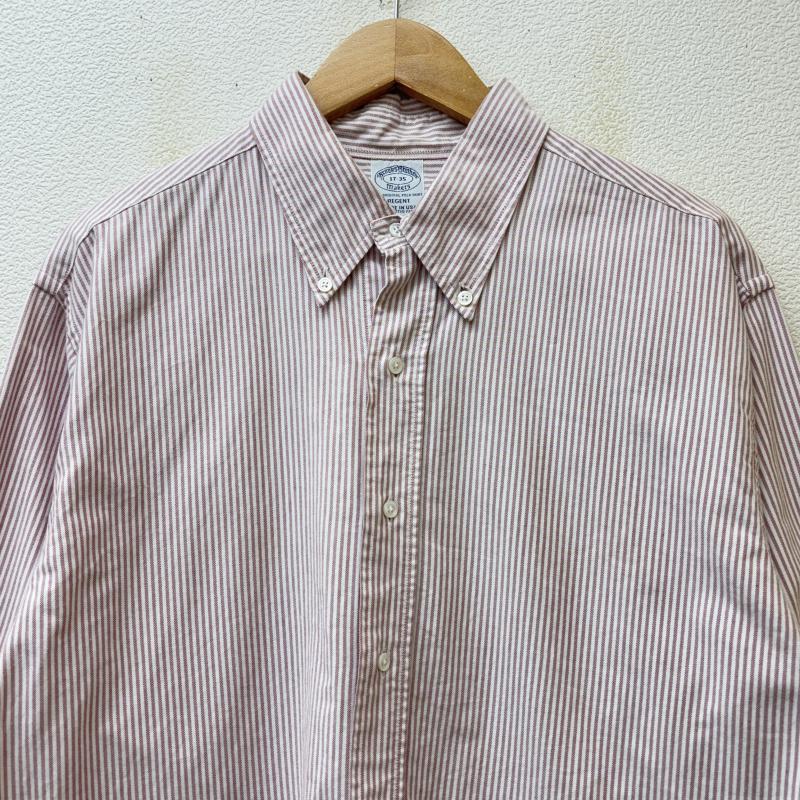 ブルックス ブラザーズ BROOKS BROTHERS シャツ、ブラウス 長袖 USA製 ロンドンストライプ スーピマコットン オックスフォード ボタンダウン シャツ - メンズ USED 古着 中古 50146756