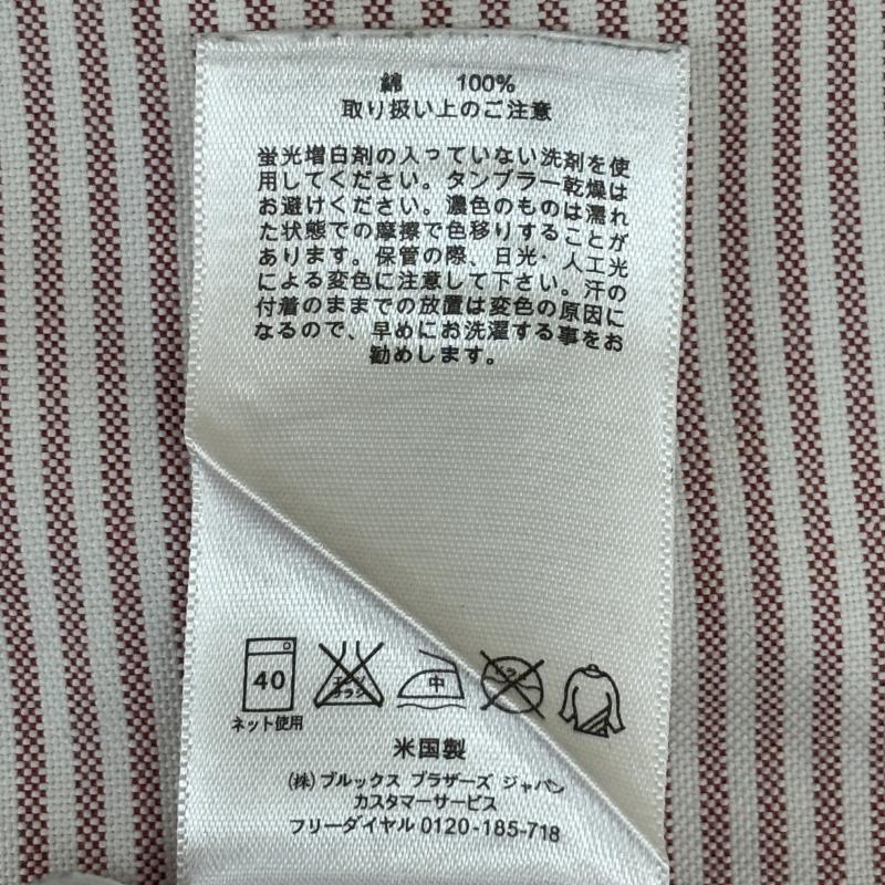 ブルックス ブラザーズ BROOKS BROTHERS シャツ、ブラウス 長袖 USA製 ロンドンストライプ スーピマコットン オックスフォード ボタンダウン シャツ - メンズ USED 古着 中古 50146756