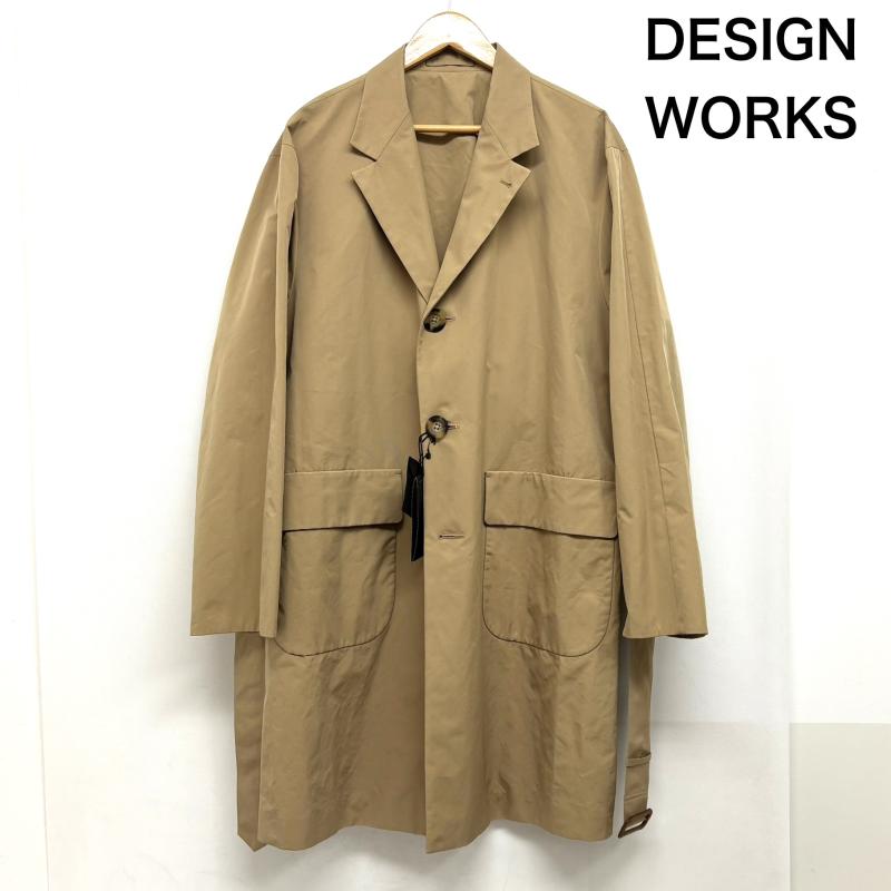 デザインワークス DESIGNWORKS コート コート一般 トレンチコート ロング チェスター 03350000004 48 メンズ USED 古着 中古 50146768