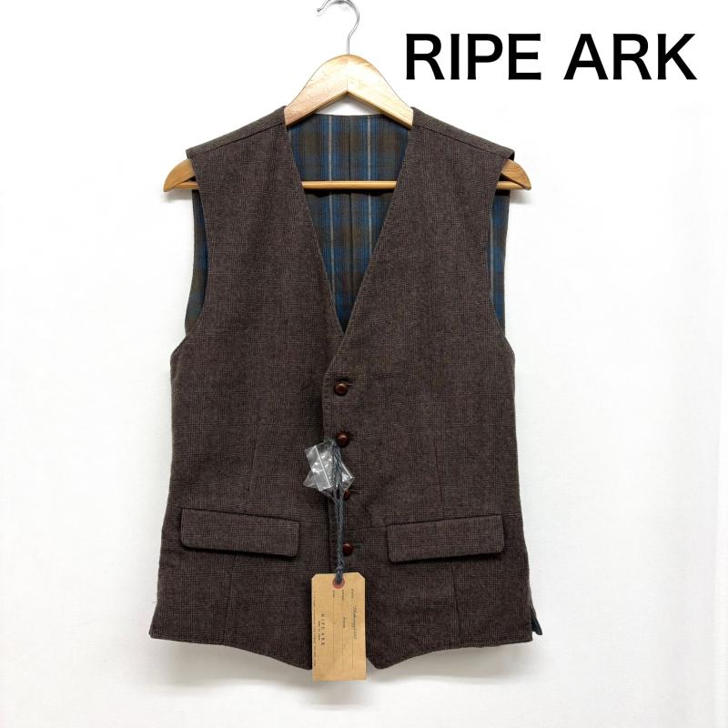 ライプアーク RIPE ARK ベスト ベスト ベスト ウールベスト anthrogr3-003 3 茶 / ブラウン / brown メンズ USED 古着 中古 50146770