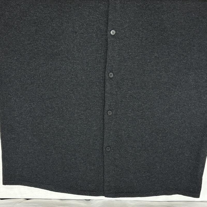 オーラリー AURALEE カーディガン 長袖 25AW HIGH TWIST WOOL KNIT SHIRT CARDIGAN ウール ニット シャツ カーディガン A25AC01CK 5 無地 ダークグレー / ダークグレー / X チャコールグレー / チャコールグレー / メンズ USED 古着 中古 50146809