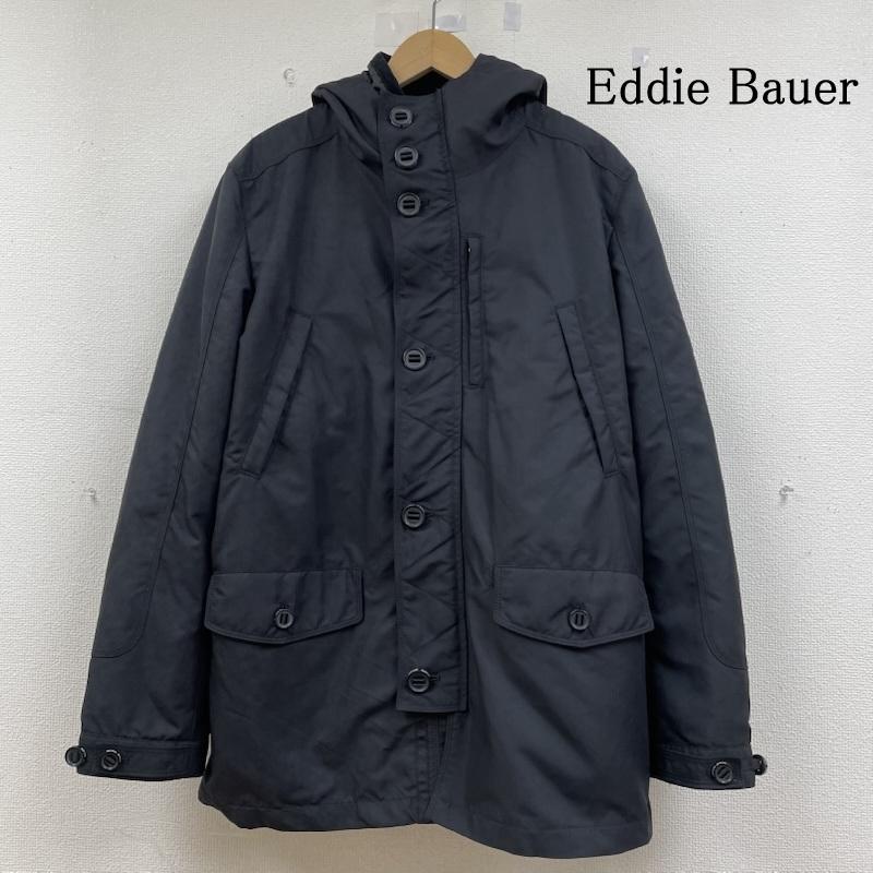 エディーバウアー Eddie Bauer ジャケット、上着 ジャンパー、ブルゾン ジャケット ブルゾン フルジップアップ チェックライナー付き 防寒 001-9127 752170 S 無地 黒 / ブラック / black メンズ USED 古着 中古 50146827
