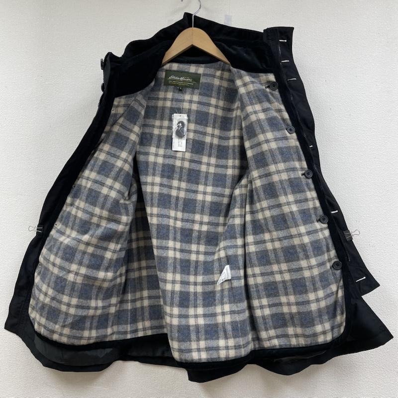 エディーバウアー Eddie Bauer ジャケット、上着 ジャンパー、ブルゾン ジャケット ブルゾン フルジップアップ チェックライナー付き 防寒 001-9127 752170 S 無地 黒 / ブラック / black メンズ USED 古着 中古 50146827