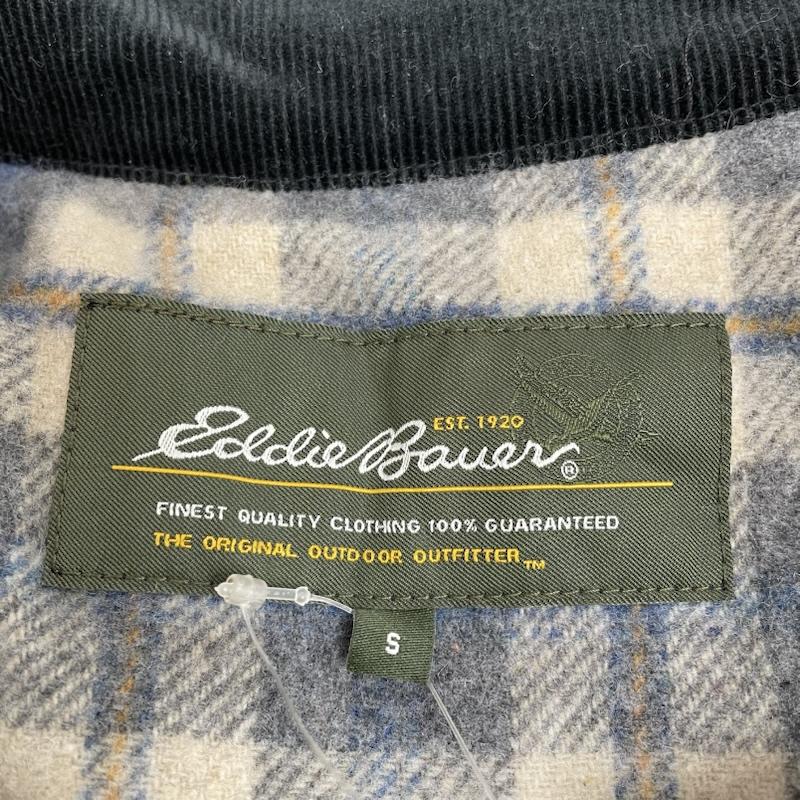 エディーバウアー Eddie Bauer ジャケット、上着 ジャンパー、ブルゾン ジャケット ブルゾン フルジップアップ チェックライナー付き 防寒 001-9127 752170 S 無地 黒 / ブラック / black メンズ USED 古着 中古 50146827