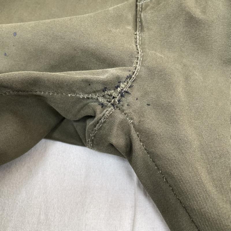 ディースクエアード2 DSQUARED2 パンツ ワークパンツ、ペインターパンツ 74KA097441794 パッチワーク ペイント加工 トラウザーパンツ ダメージ加工 クラッシュ 44 ダメージ加工 X  カーキ / カーキ / khaki メンズ USED 古着 中古 50146840