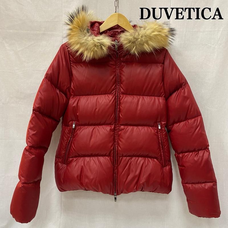 デュベティカ DUVETICA ジャケット、上着 ダウンジャケット Adhara ダウンジャケット red SIZE:44 44 無地 赤 / レッド / red レディース USED 古着 中古 50146845