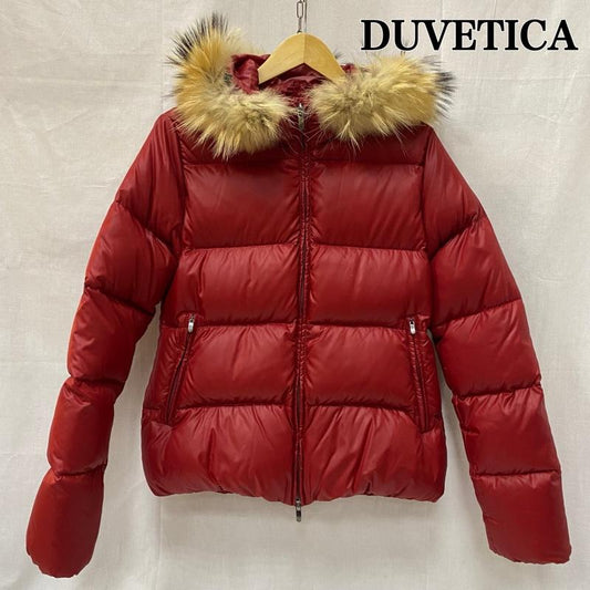 デュベティカ DUVETICA ジャケット、上着 ダウンジャケット Adhara ダウンジャケット red SIZE:44 44 無地 赤 / レッド / red レディース USED 古着 中古 50146845